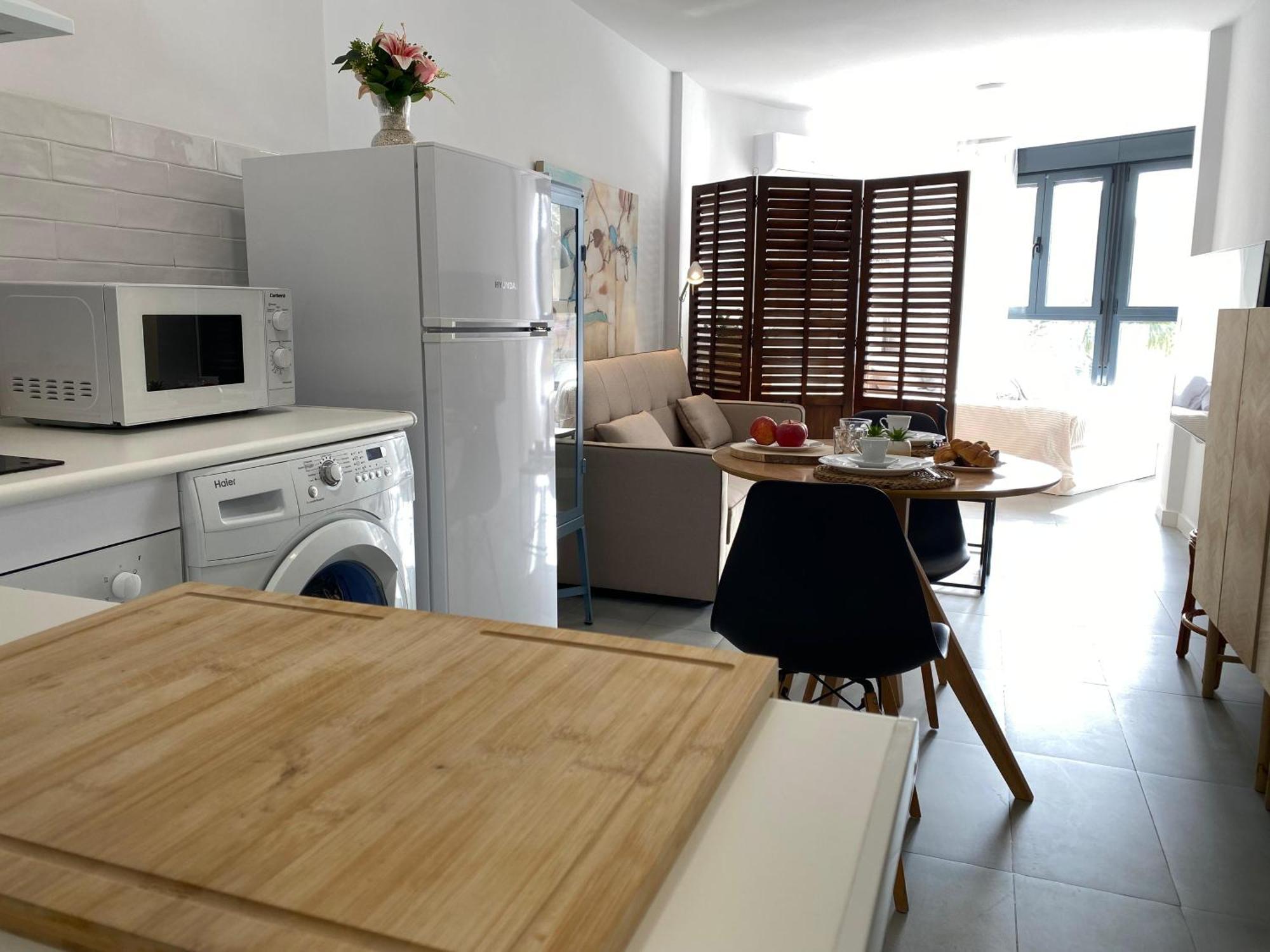레타마르 Loft primera línea playa, Cabo de Gata, Wifi 아파트 외부 사진